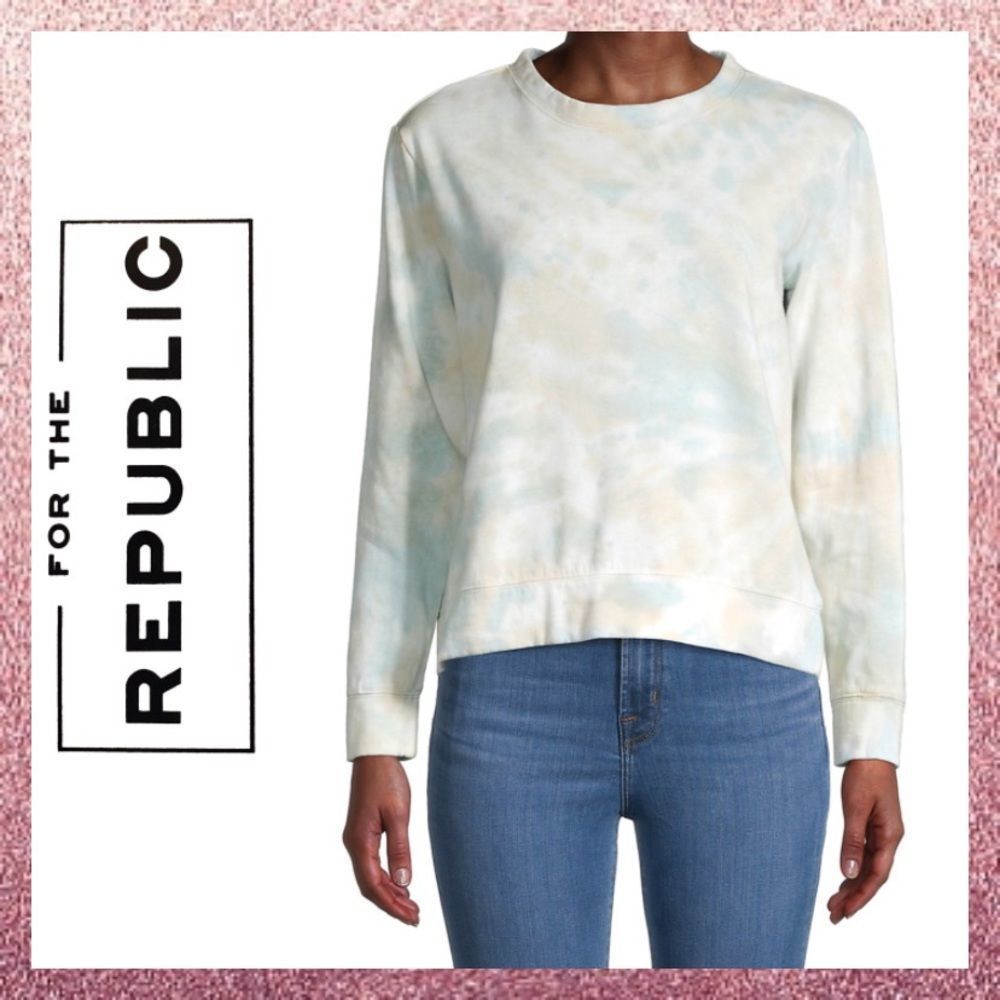 NEW For the Republic Seaside Tie Dye Top Medium M